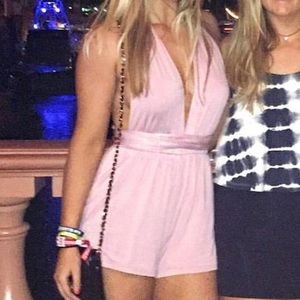 Convertible tie romper